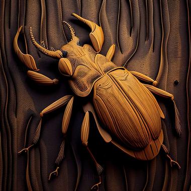 3D model Lucanus mazama (STL)